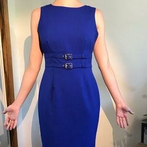 Calvin Klein Blue Dress size 4 professional staple